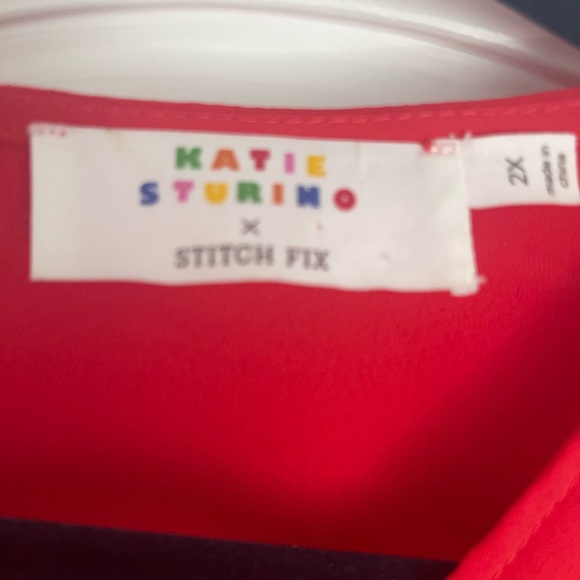 Katie Sturino x StitchFix Arnette Ryan pleated midi dress - Picture 4 of 9